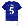 Everton Michael Keane #5 Hjemmedraktsett Barn 2025-26 Kortermet (+ korte bukser)